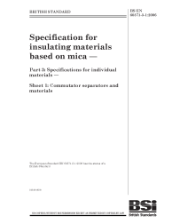 BS EN 60371-3-1:2006