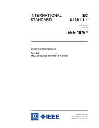 IEEE/IEC 61691-1-1:2004