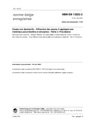 NBN EN 13925-2:2003