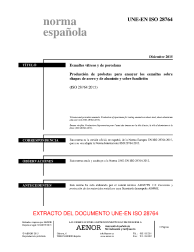 UNE-EN ISO 28764:2015