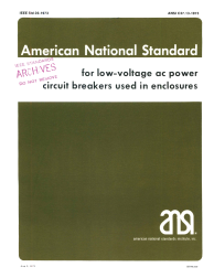 IEEE/ANSI C37.13:1973