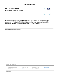 NBN ISO 5725-3:2023