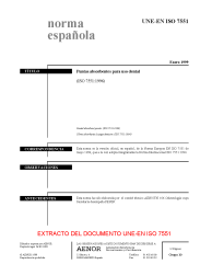 UNE-EN ISO 7551:1999 (R2008)