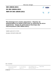 NBN EN ISO 20836:2021