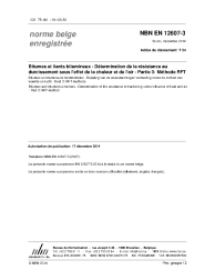 NBN EN 12607-3:2014