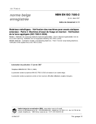 NBN EN ISO 7500-2:2007