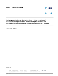 CEN/TR 17320:2019