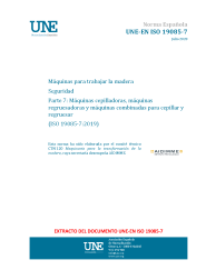 UNE-EN ISO 19085-7:2020