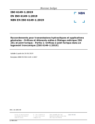 NBN EN ISO 6149-1:2019