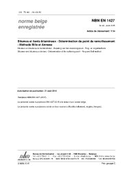 NBN EN 1427:2015