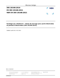 NBN EN ISO 20168:2021