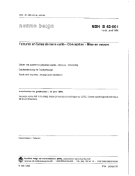 NBN B 42-001:1999