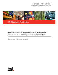 BS EN IEC 61754-13:2024