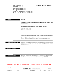 UNE-CEN ISO/TS 16181:2011 EX