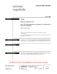 UNE-EN ISO 105-Z05:2000 (R2009)