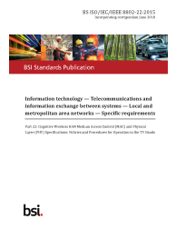 BS ISO/IEC/IEEE 8802-22:2015