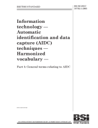 BS ISO/IEC 19762-1:2005