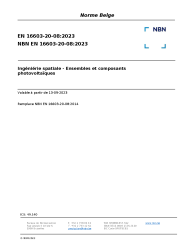 NBN EN 16603-20-08:2023