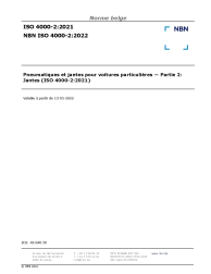 NBN ISO 4000-2:2022
