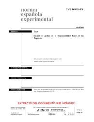 UNE 165010:2009 EX