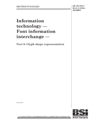 BS ISO/IEC 9541-3:1994+A2:2009