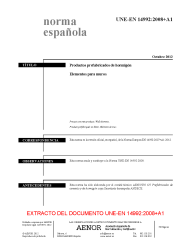UNE-EN 14992:2008+A1:2012
