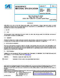SAE AMS 4788C:2021-09-01
