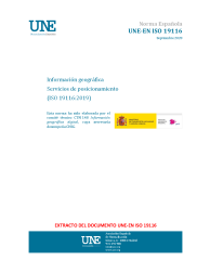 UNE-EN ISO 19116:2020