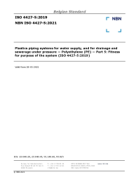 NBN ISO 4427-5:2021