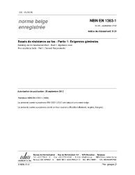 NBN EN 1363-1:2012
