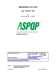 SAE TS 128AR-7:2019-10-16