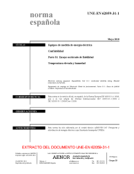 UNE-EN 62059-31-1:2010