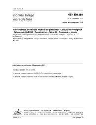 NBN EN 280:2013