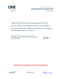 UNE-HD 603-5X:2007/1M:2023