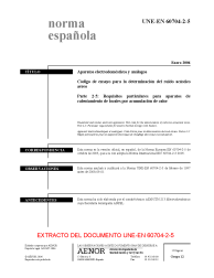 UNE-EN 60704-2-5:2006