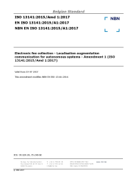 NBN EN ISO 13141:2015/A1:2017