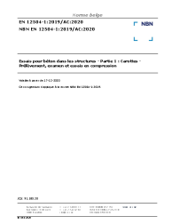 NBN EN 12504-1:2019/AC:2020