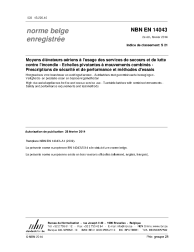 NBN EN 14043:2014