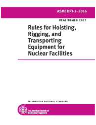 ASME HRT-1-2016 (R2021)