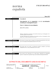 UNE-EN ISO 6974-2:2013