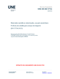 UNE-EN ISO 5754:2024