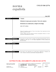 UNE-EN ISO 22776:2005 (R2015)