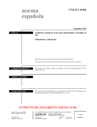 UNE-EN 10108:2005 (R2022)