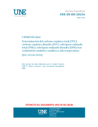 UNE-EN ISO 20236:2022