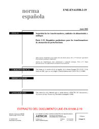 UNE-EN 61558-2-19:2002