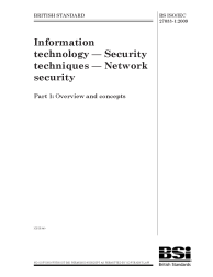 BS ISO/IEC 27033-1:2009