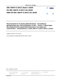 NBN EN ISO 18674-3:2017/A1:2020