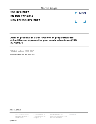 NBN EN ISO 377:2017