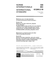 IEC 61249-2-19:2001