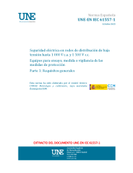 UNE-EN IEC 61557-1:2022